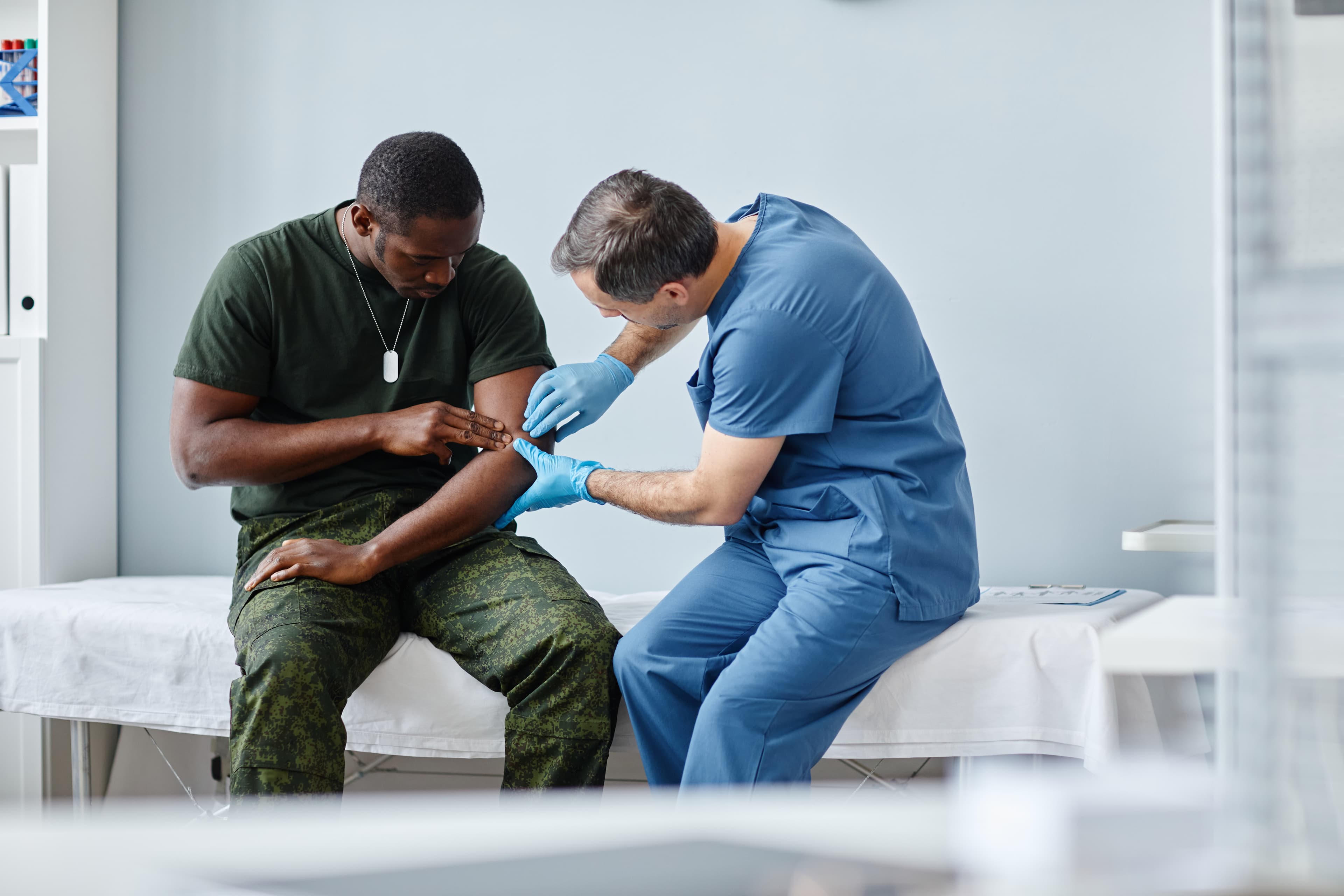CWOCN-AP Eligibility Requirements - Wound Care Nursing Review CWOCN-AP eligibility - medical exam of a patient in uniform | Wound Care Nursing Review